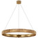 Kayden LED Chandelier in Antique-Burnished Brass and Natural Abaca (268|CHC 5040AB/NAB)