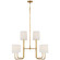 Go Lightly LED Chandelier in Soft Brass (268|BBL 5083SB-L)
