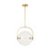 Fues LED Pendant in Natural Brass (182|SLPD10427CNB)