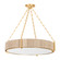 Quebec Six Light Chandelier in Gold Leaf (70|1636-GL)