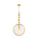 Nessa One Light Pendant in Vintage Brass (68|374-18-VB)