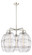 Downtown Urban LED Chandelier in Polished Nickel (405|516-5CR-PN-G557-10CL)