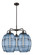 Downtown Urban LED Chandelier in Oil Rubbed Bronze (405|516-5CR-OB-G557-10BL)
