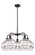 Downtown Urban LED Chandelier in Oil Rubbed Bronze (405|516-5CR-OB-G556-10CL)