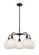 Downtown Urban LED Chandelier in Oil Rubbed Bronze (405|516-5CR-OB-G1216-8WM)
