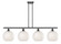 Ballston LED Island Pendant in Oil Rubbed Bronze (405|516-4I-OB-G1216-10WM)