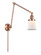 Franklin Restoration LED Swing Arm Lamp in Antique Copper (405|238-AC-G181S)