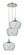 Ballston LED Pendant in Polished Nickel (405|113B-3P-PN-G92-L)