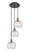 Ballston LED Pendant in Black Antique Brass (405|113B-3P-BAB-G1213-8)