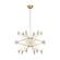 Lassell LED Chandelier in Natural Brass (182|SLCH24827NB)