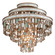 Dolcetti Three Light Semi Flush Mount in Champagne Leaf (68|142-33-CPL)