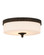 Bryce One Light Flush Mount in Oil Rubbed Bronze/White (142|9999-0073)