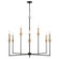 Avant Nine Light Chandelier in Aged Brass and Black (65|451991AB)