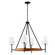 Jonah Four Light Chandelier in Light Wood and Matte Black (65|450841WK-709)