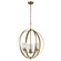 Winslow Three Light Chandelier in Natural Brass (12|44034NBR)