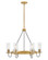 Ryden LED Chandelier in Heritage Brass (13|37855HB)