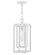 Republic LED Hanging Lantern in Textured White (13|1002TW)