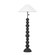 Miela Two Light Floor Lamp in Forged Iron/Ceramic Black Motif (67|PFL1564-FOR/CBF)