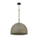 Huxley Three Light Outdoor Pendant in Textured Bronze (67|F2024-TBZ)