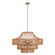 Medlock Eight Light Outdoor Chandelier in Burnished Brass (51|7-9906-8-171)