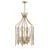 Enclave Six Light Pendant in Noble Brass (51|3-6802-6-127)