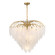 Boa Nine Light Chandelier in Warm Brass (51|1-3504-9-322)