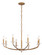 Atella Eight Light Chandelier in Ashen Gold (7|5287-788)