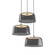 Yurei LED Pendant in Matte Black (240|YUP-C3-SW-MTB+SDGY)