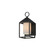 Aldous One Light Outdoor Wall Sconce in Black (16|30071SWBK)