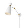 Carillon One Light Wall Sconce in White/Satin Brass (16|11300WTSBR)