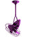 Jarold Direcional 16''Ceiling Fan in Ametista (101|JD-LTPURPLE-MTL)