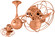 Italo Ventania 53''Ceiling Fan in Brushed Copper (101|IV-BRCP-MTL)