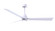 Alessandra 56''Ceiling Fan in Matte White (101|AKLK-MWH-MWH-56)