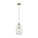 Marino One Light Pendant in Satin Brass (1|P1484SB)