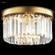 Contemporary Europa Two Light Flush Mount in Satin Gold (64|96994SG22)