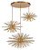 Palisades Ave. 36 Light Chandelier in Antique Brass With Champagne Glass (192|HF8303-AB)