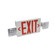 Exit LED Exit and Emergency Combination in Black (167|NEX-712-LED/RB)