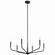 Madden Six Light Chandelier in Black (12|52718BK)