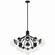 Silvarious 16 Light Chandelier Convertible in Black (12|52702BKCLR)