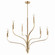 Livadia Six Light Chandelier in Champagne Bronze (12|52673CPZ)