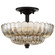 Whitecap Four Light Semi Flush Mount in Mottled Cocoa (10|WHP1716MC)