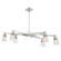 Carnival Six Light Chandelier in Polished Nickel (45|8158-PN-CL) Carnival Six Light Chandelier in Polished Nickel (45|8158-PN-CL)