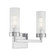 Lida Two Light Bath in Chrome (45|2612-CH-CL)