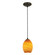 Brandy FireBird LED Pendant in Oil Rubbed Bronze (18|28023-3C-ORB/AMBFB)