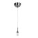 UniJack One Light Pendant in Brushed Steel (18|52047UJ-BS)