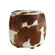 Owen Ottoman in Brown and White Hide (314|2328)