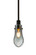 Wish One Light Pendant in Black (74|1TT-WISHSM-BK)