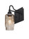 Milo One Light Wall Sconce in Black (74|1WG-MILO4SM-BK)