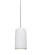 Glide One Light Pendant in Satin Nickel (74|1XT-GLIDEWH-LED-SN)