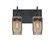 Milo Two Light Wall Sconce in Black (74|2WG-MILO4SM-EDIL-BK)